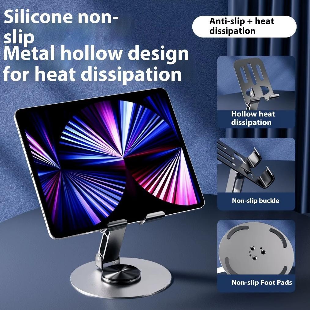promo terbaru (harga promo) audio  holder hp 360 rotate metal besi stainless dudukan hp phone holder