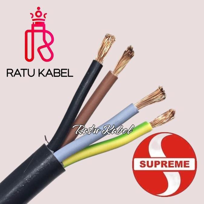 Fastx- Nyyhy 4X2.5 Mm Supreme/ Kabel Serabut 4 X 2.5 Mm/ Nymhy Black 4X2.5 Mm