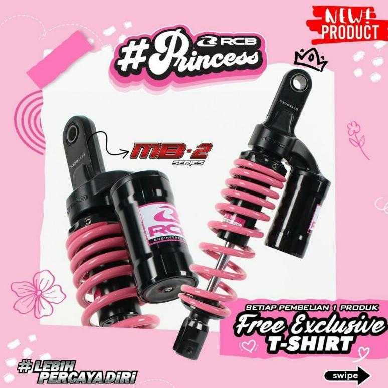 Shockbreaker RCB Tabung vario 125 -vario 150 330mm / shock tabung rcb mb2 beat vario scoopi / shock 