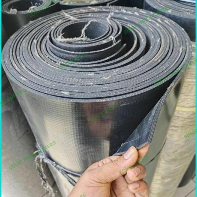 Rubber Sheet Serat Benang ( Karet Serat Benang 2 ply Lembaran) 5mm