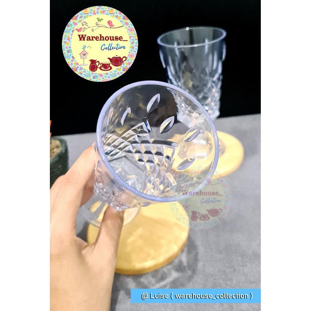 GELAS CAFE // GELAS PIALA SLOKI ACRYLIC - 6011 || 6012 || 6015 GOLDEN SUNKIST / GELAS AKRILIK (ANTI 