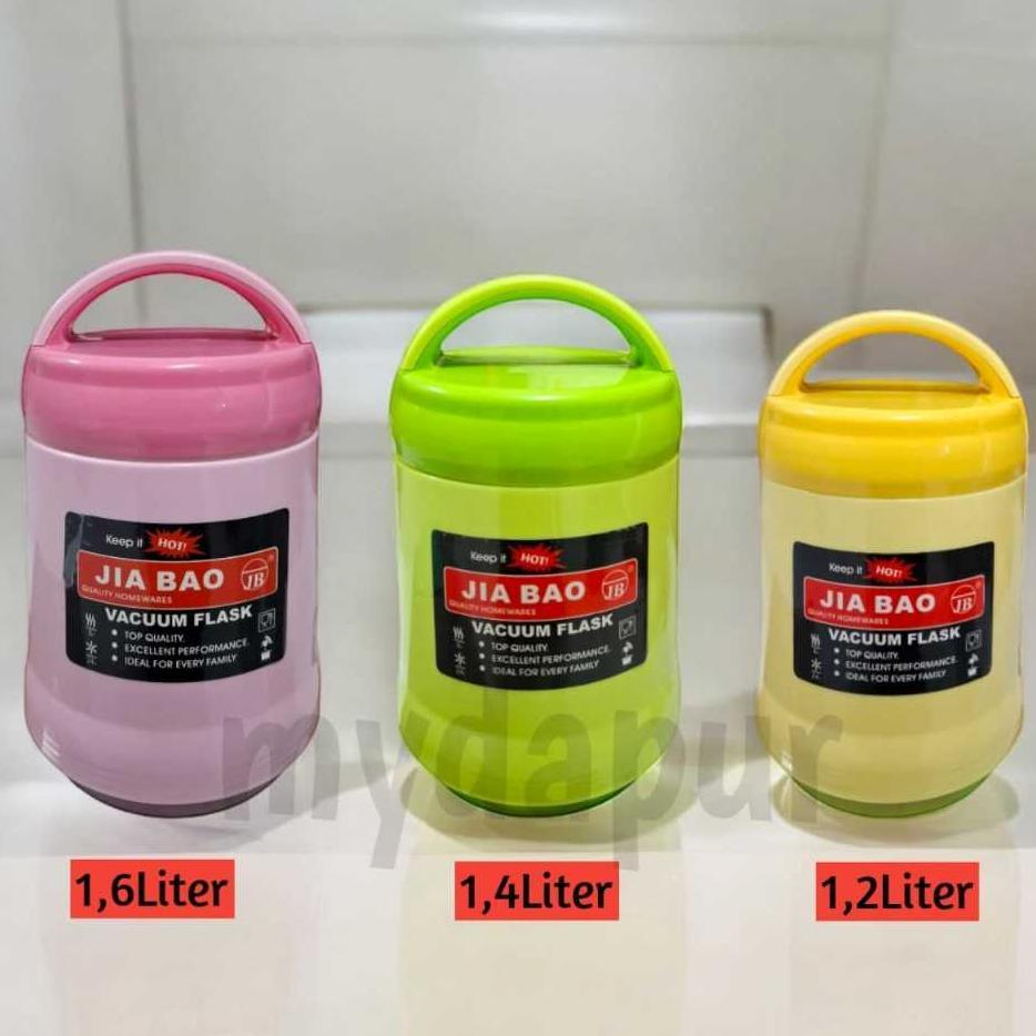 Thermos Nasi Lunch Jar Stainless 1.2L 1.4L 1.6L