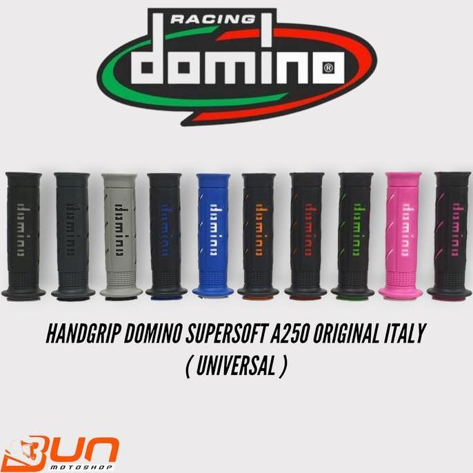 Handgrip DOMINO Supersoft Original Universal BLUE YELLOW BIRU KUNING