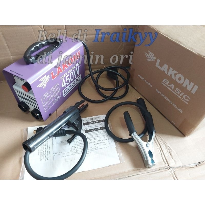 Mesin Las Lakoni Basic 124Ix 450Watt / Inverter Lakoni Basic 450Watt