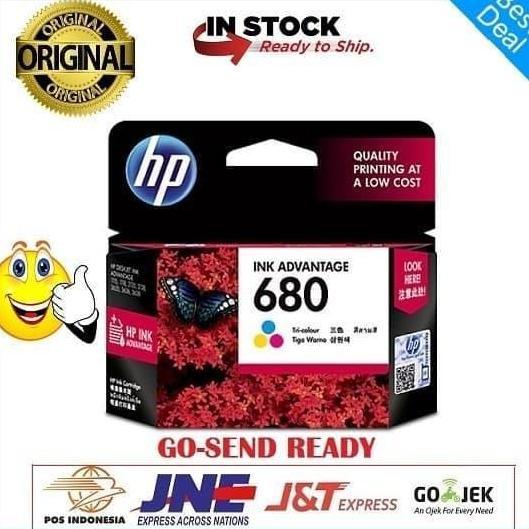 BEBAS ONGKIR - Tinta Hp 680 Color Printer Hp Deskjet 2135