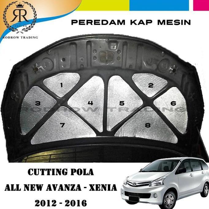 PEREDAM KAP MESIN MOBIL AVANZA 2016 / CUTTING POLA MESIN MOBIL AVANZA BEST SELLER