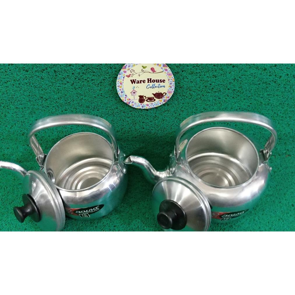 TEKO AIR ALUMINIUM JAWA UKURAN 16CM & 18CM CERET MASAK AIR/CERET ALUMINIUM AIR PANAS