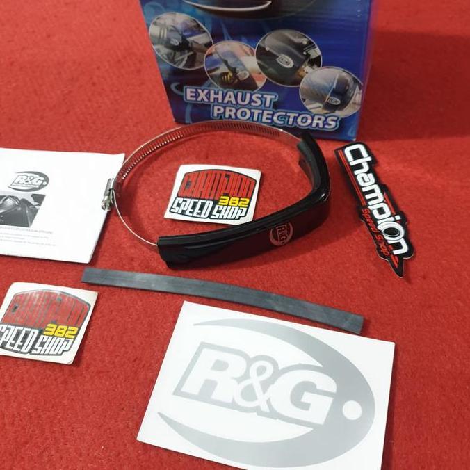 TERLARIS - Exhaust Protector Pelindung Knalpot R&G New Akrapovic ZX25R Termignoni
