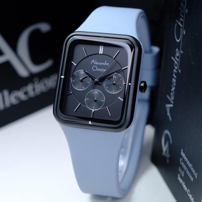 ALEXANDRE CHRISTIE AC 2744 AC2744 BLACK DARK GREY WANITA ORINAL