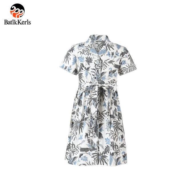 Dress Batik Anak Lengan Pendek Motif Keris Alas-Alasan Peksi Katon 012RTFS3Q
