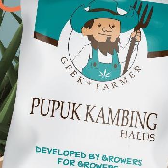 Geek Farmer - Pupuk Kandang Kambing Halus Kompos Organik Siap Pakai Tanpa Bau Menyengat