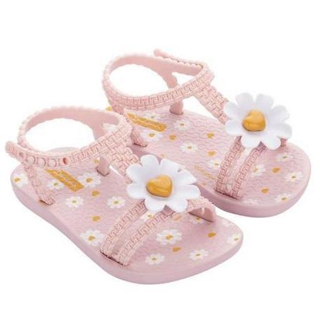 Sepatu Sandal Anak Perempuan Ipanema Detalhes Baby Pink White