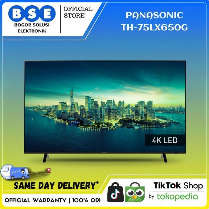 TV Android 75 Inch Android 11 Panasonic TH-75LX650G 4K Panasonic 75"