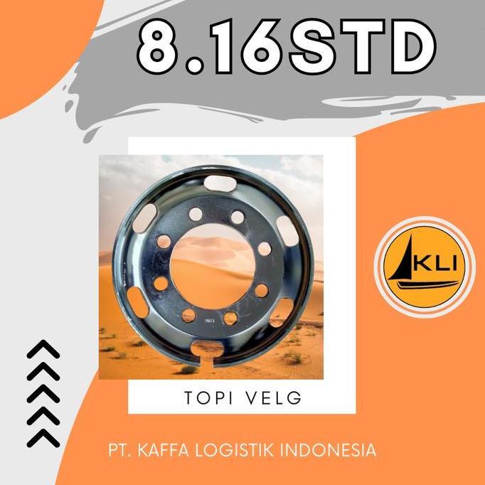 TERMURAH - TOPI VELG FUSO/ HINO/GIGA RING 20 LUBANG 8 TEBAL 16MM