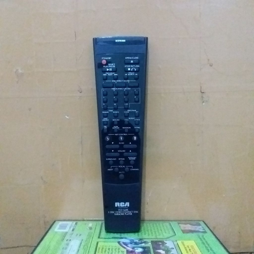 REMOTE KARAOKE PLAYER RCA VCD368K ORIGINAL