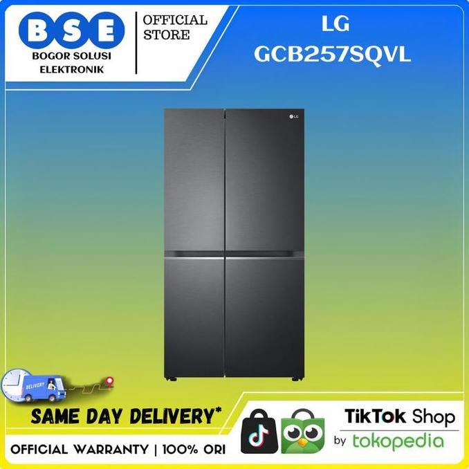 Kulkas Side By Side LG GCB257SQVL Side By Side 655L LG GC B257SQVL