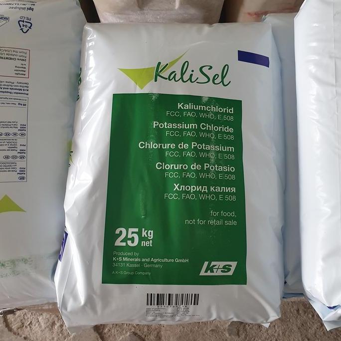 TERMURAH - Potassium Chloride / Kalium Chloride / KCl Food Grade Jerman - 25 kg