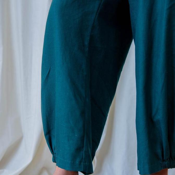 BAGGY PANTS - Celana wanita baggy panjang bahan twill
