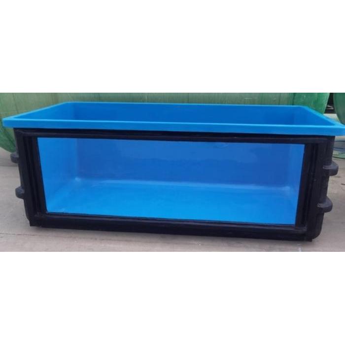 Aquarium Fiberglass 200x100x50 Bak Fiber Kaca Kolam Ikan Koi Arwana