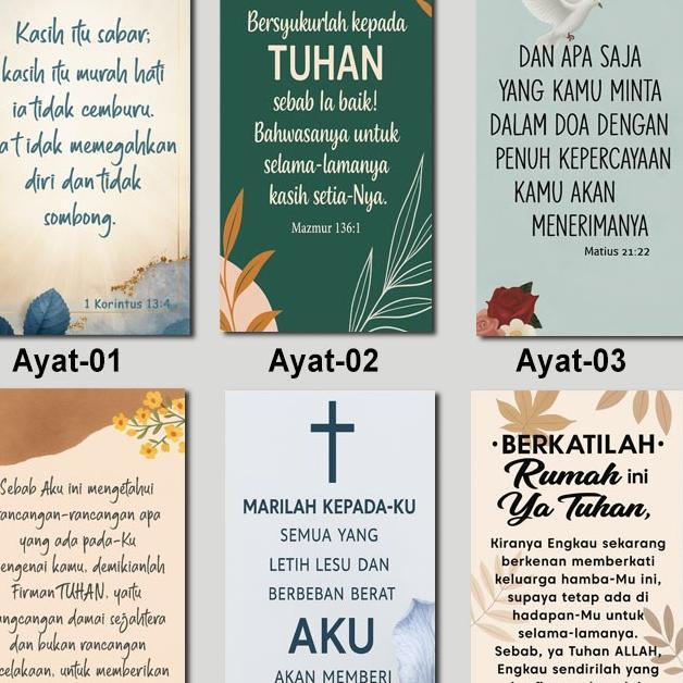 Jam Dinding Aesthetic Ruang Tamu & Hiasan Dinding Kristen Isi 6 | Hiasan Dinding Tuhan Yesus
