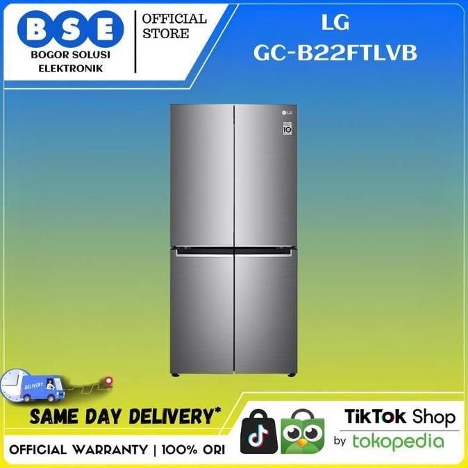 Kulkas LG Multi Door Side by Side LG GC-B22FTLVB 4 Pintu 464 liter LG