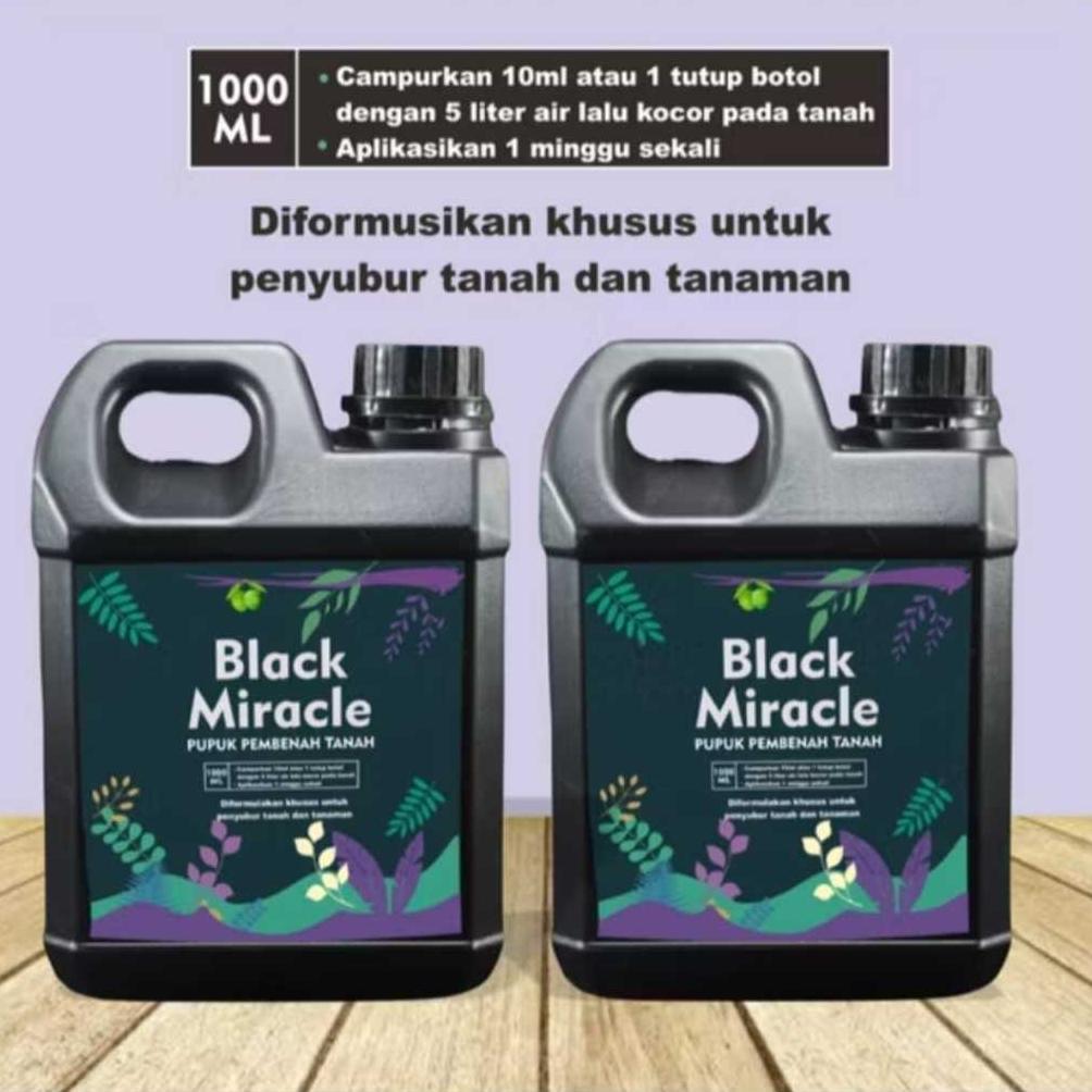 SOLARAMARKET PROMO VARIASI PUPUK PENGGEMBUR TANAH BLACK MIRACLE DAN MAGIC ELIXER 1 LITER MUDAH DIGUN
