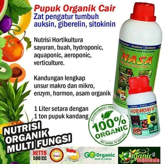 LUXIVAGALLERY PUPUK POC NASA 1LITER , PUPUK ORGANIK CAIR, PUPUK DAUN PUPUK SEGALA JENIS TANAMAN, PUP