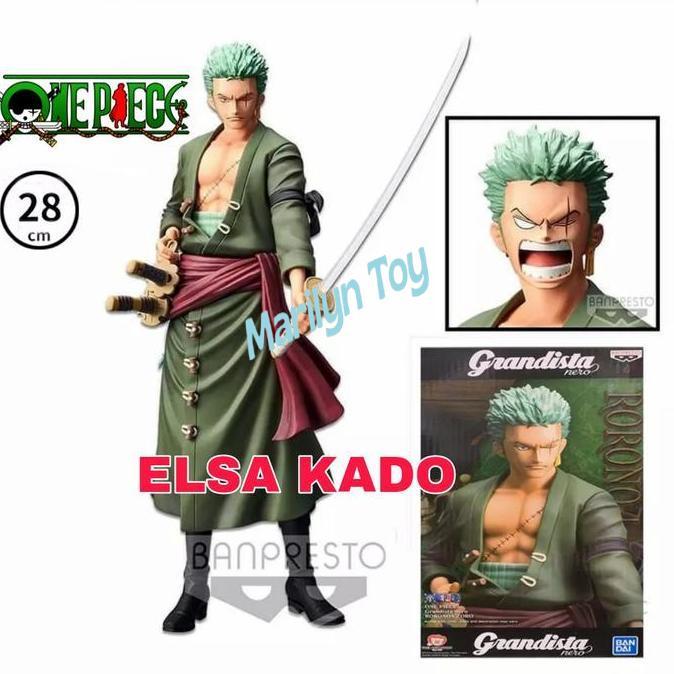 Roronoa Zoro Grandista Action Figure Nero Version