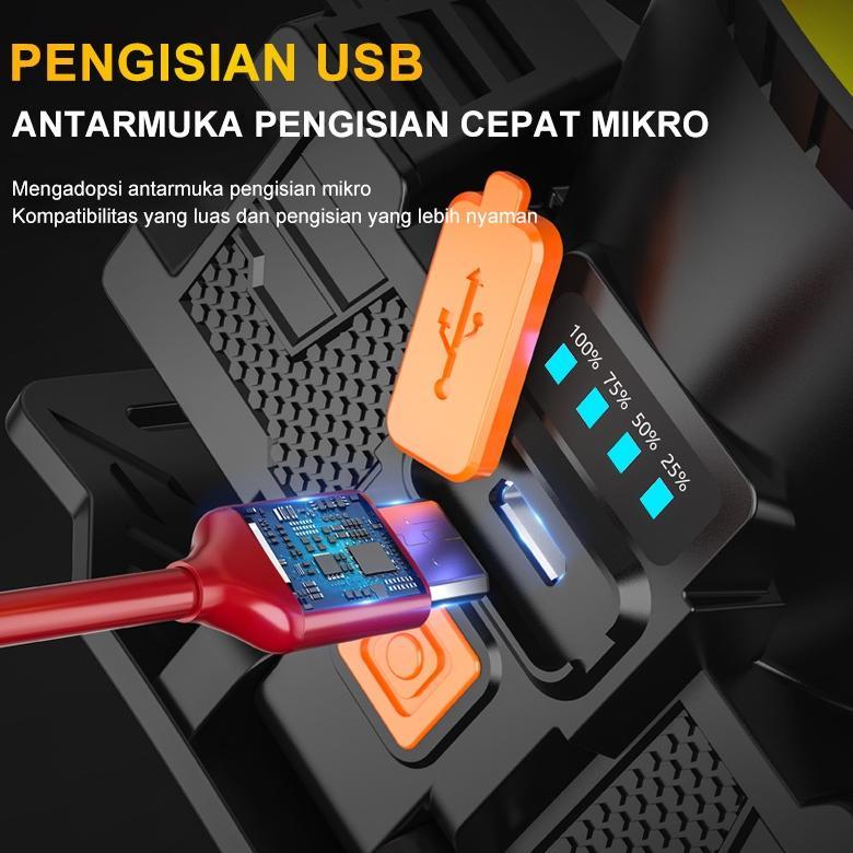 VIRELASTORE SENTER KEPALA/TERANG BATERAI LITHIUM HEADLAMP BERKEMAH/LED SENTER BERKEMAH HEADLAMP/OUTD