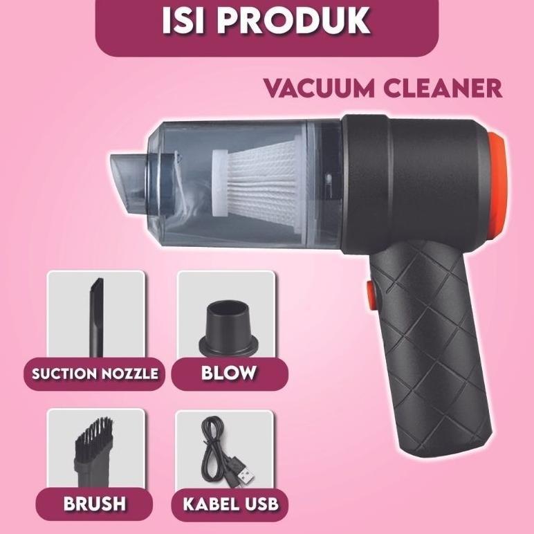 Terbaru Vacuum Cleaner Penyedot Debu Super Daya Hisap Kuat / Penyedot Debu Mobil (Azzahratoserba22)