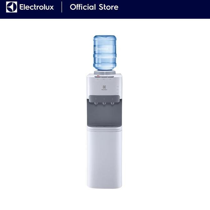 Electrolux Dispenser Air Galon Atas Putih - Child Lock - Kompresor R600 Ramah Lingkungan - Air Sedin