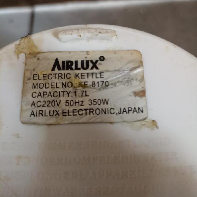 Electric Kettle : Airlux KE-8170 (TERBAIK) (TERBARU) (TERMURAH)