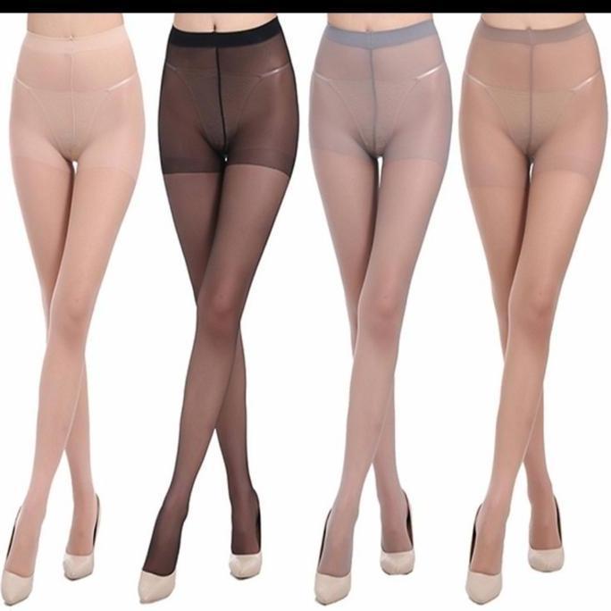 CRAINI Stocking celana warna krem kulit hitam abu putih tipis wanita dewasa transparan / Celana Stoc