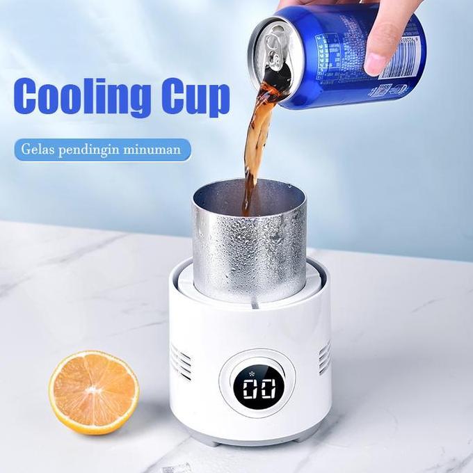 QROPSNO Gelas Pendingin Pemanas Cooling Cup Kulkas MINI Cup Pendingin Minuman