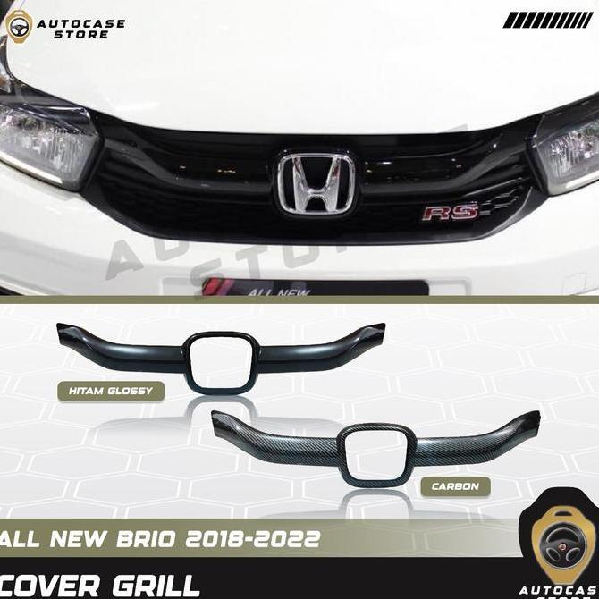 COVER GRILL MOBIL ALL NEW BRIO 2018 2019 2020 2021 2022 AKSESORIS MOBIL PNP HIGH QUALITY