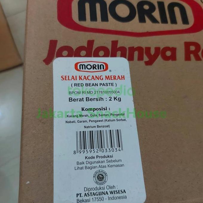 selai kacang merah morin - 2 kg gurih