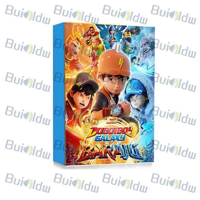 KINEGY 240PCS/432PCS Album Kartu BoBoiBoy Galaxy Baraju Album Kartu