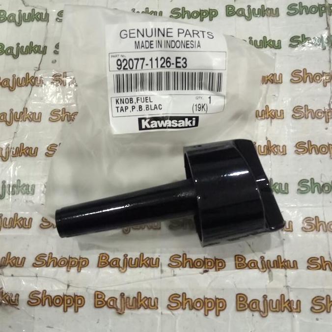 KNOB PUTERAN KRAN KERAN BENSIN KAWASAKI KAZE HITAM ORIGINAL KAWASAKI PROMO