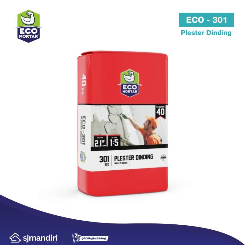 Eco Mortar Plaster & Perata Lantai Eco 301 40 kg Eco Mortar Plester Mortar Instan Semen Instan