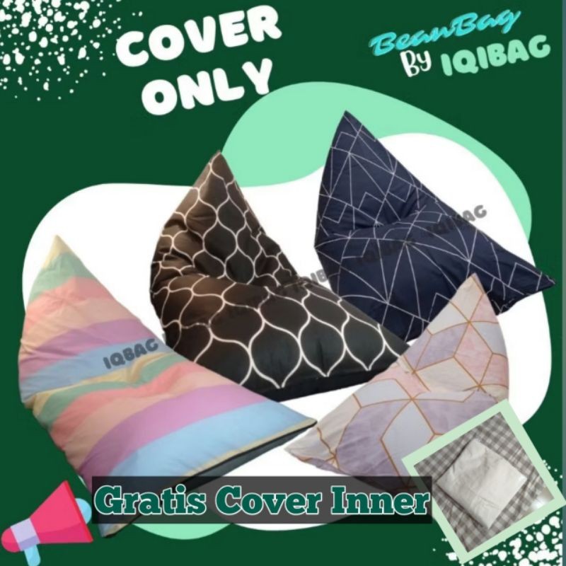 Cover Sofa Bean Bag / Sarung Sofa Bean Bag Triangel