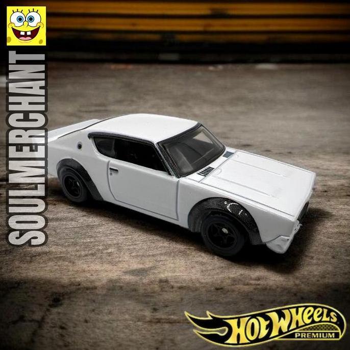 HOT WHEELS PREMIUM NISSAN SKYLINE 2000GT-R LBWK PUTIH