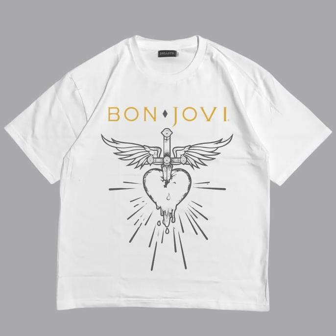 DISASTR Kaos Bon Jovi Logo Tshirt