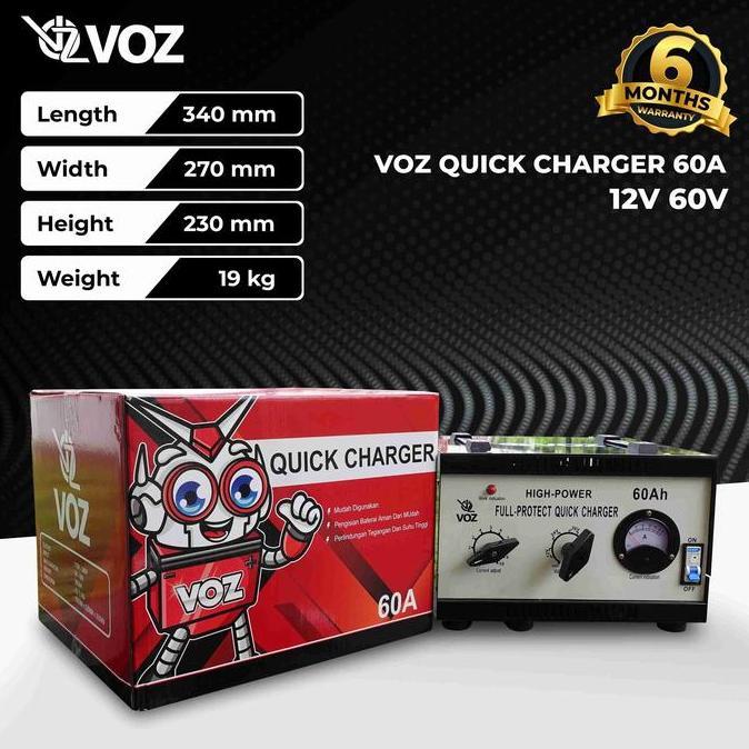Voz Charger Aki 60A | Charger Aki Mobil | Charger Baterai Aki