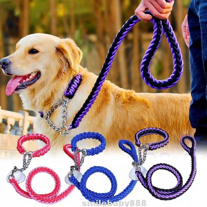 Cane- Tali Anjing Rantai Multifungsi Untuk Anjing Besar