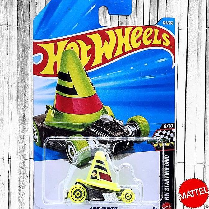 Hot Wheels Cone Shaker Hijau Treasure Hunt Diecast Mobil Cone New