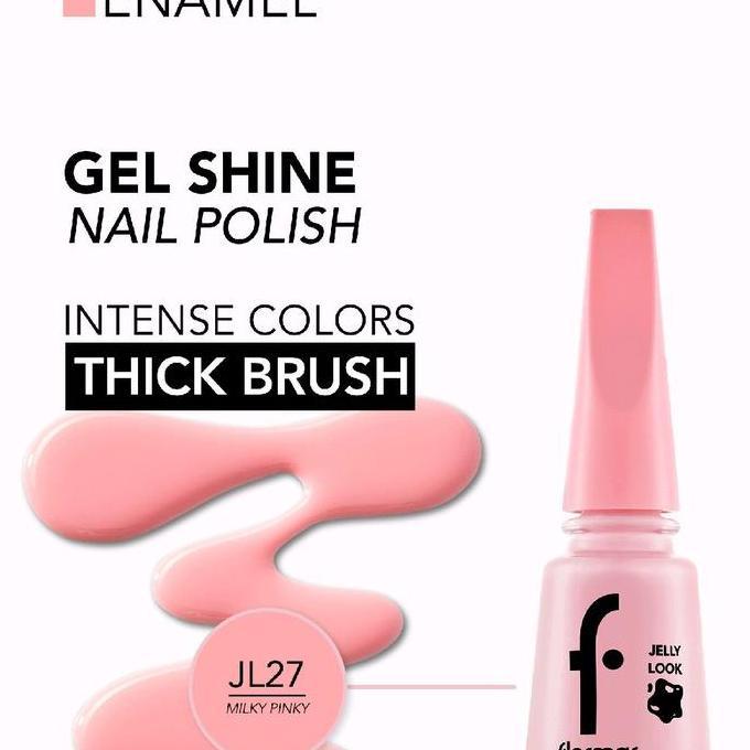 Chiodo- Kutek Jelly Look Flormar Nail Enamel L Flormar Turki Jelly Look Mengkilap