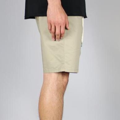 Hyperdenim Drop Crotch Short - Khaki