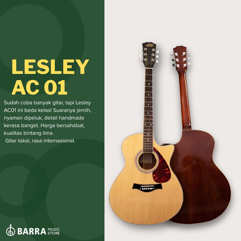 NOAHCOLLECTION GITAR AKUSTIK LESLEY AC01 ORIGINAL BERKUALITAS