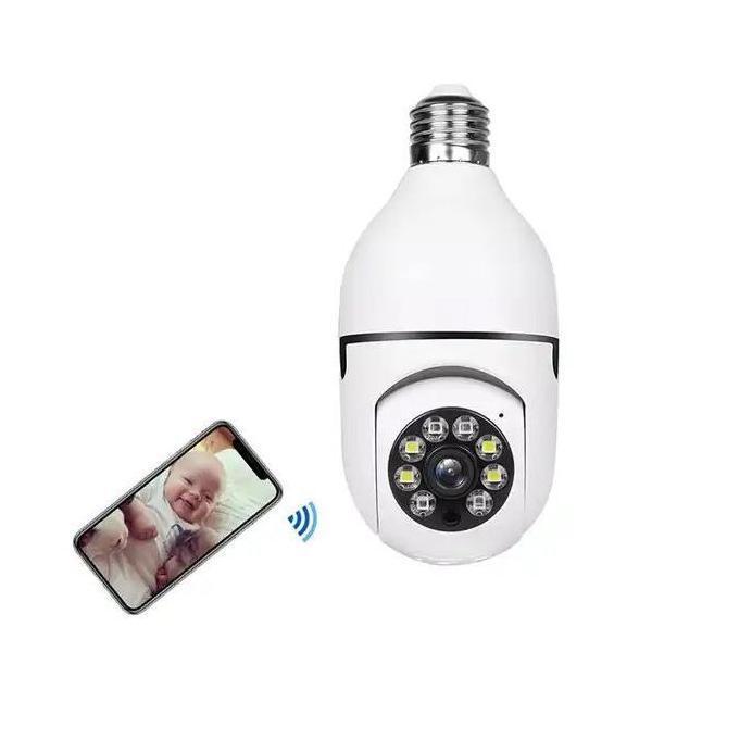 NOAHCOLLECTION CCTV PTZ BOHLAM LAMPU IP CAMERA V380 CCTV LAMPU WIFI WIRELESS MURAH CCTV IP PANORAMIC