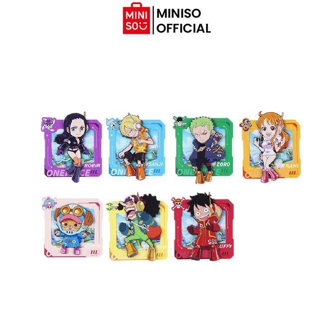 MINISO X One Piece Magnet Hiasan Kulkas Surprise Box Fridge Magnet Karakter Anime One Piece Random